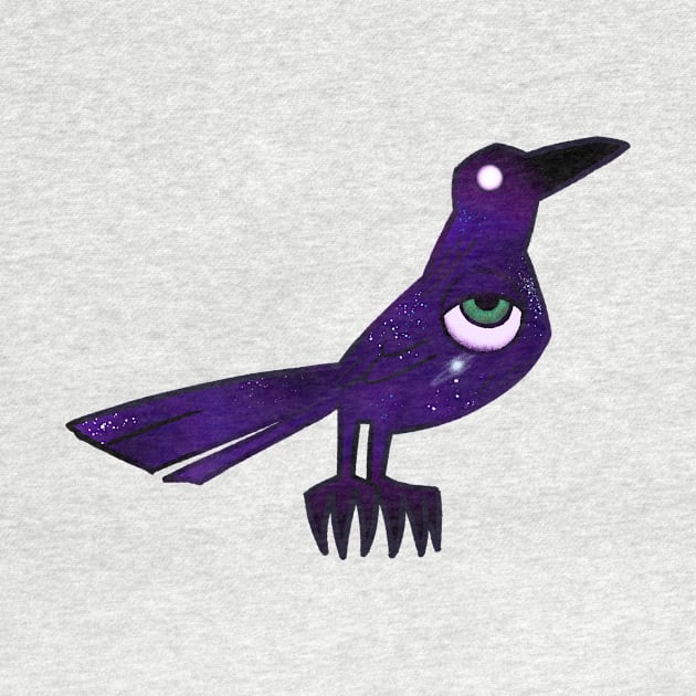 Life Tree Raven (purple) by EdenObiArt